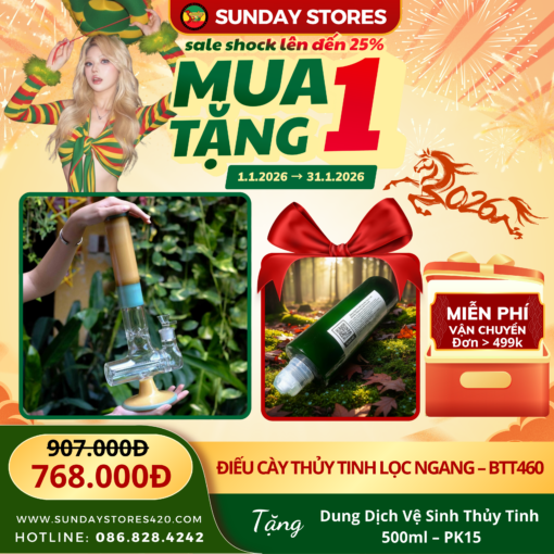 Điếu Cày Lọc Ngang - BTT460