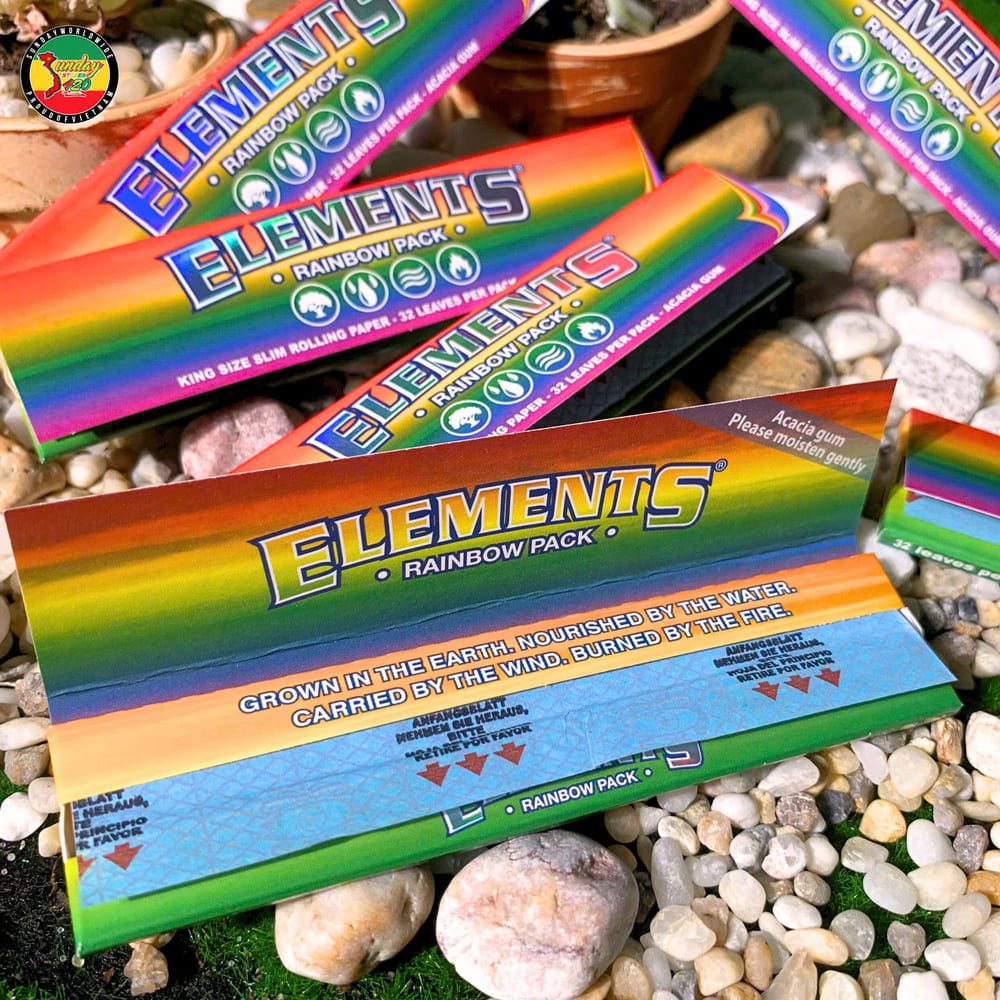 Giấy Cuốn Elements RAINBOW Kingsize Slim - GC162