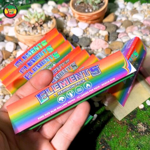 Giấy Cuốn Elements RAINBOW Kingsize Slim - GC162