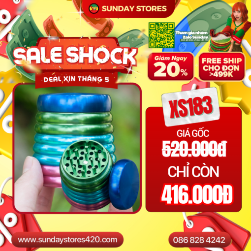 Cối Xay Kim Loại Slinky - XS183