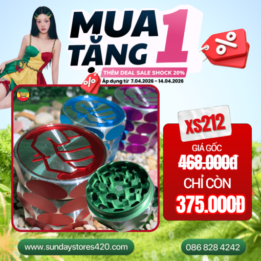 Cối Xay Kim Loại Thunder Punch - XS212