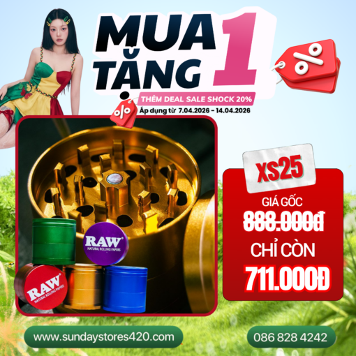 Cối Xay RAW x Santa Cruz Shredder - XS25