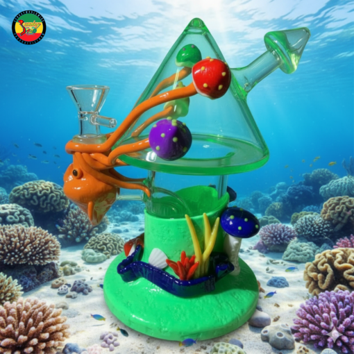 Alternative view of Điếu Cày Thủy Tinh Octopus - BTT724