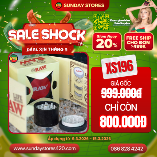 Cối Xay RAW LIFE Modular 63MM - XS196