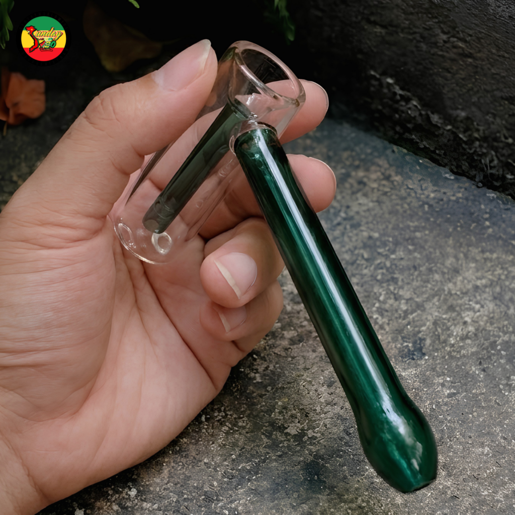 8 3 - Tẩu Thủy Tinh Lọc Nước Chữ V - TTT10