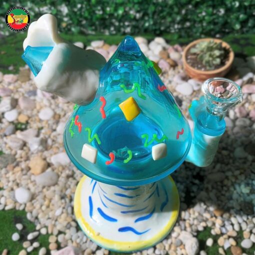 Điếu Cày Thủy Tinh White Tiger - BTT726