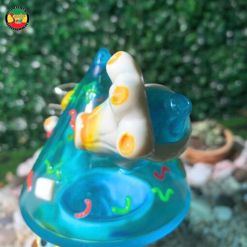 Điếu Cày Thủy Tinh White Tiger - BTT726