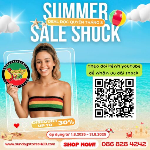 SUMMER SALE THÁNG 8: SẮM SỬA KHÔNG LO NGHĨ