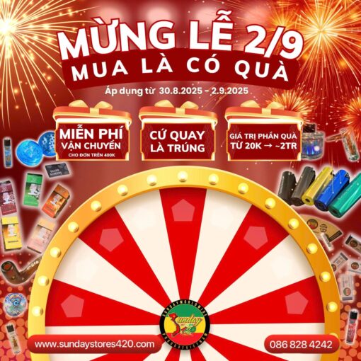 MỪNG LỄ 2/9 - MUA LÀ CÓ QUÀ, CỨ QUAY LÀ TRÚNG
