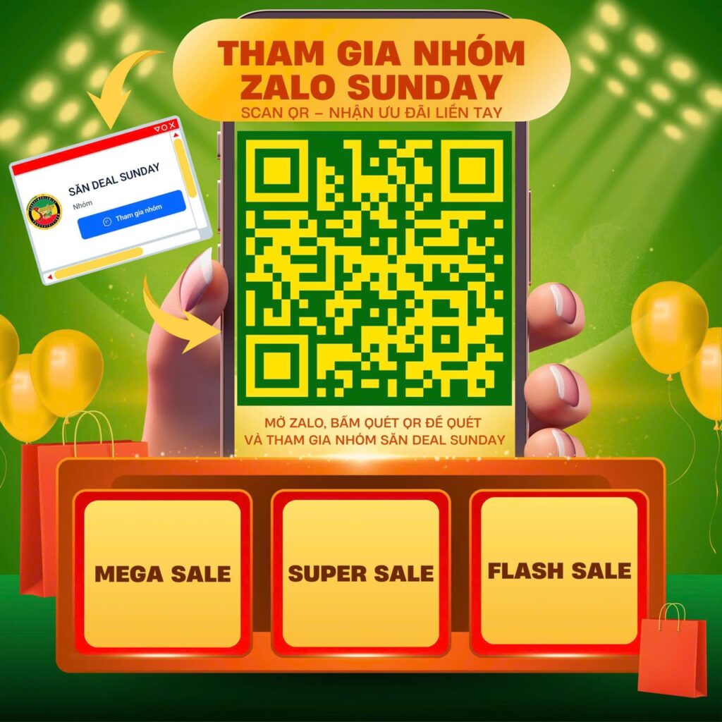 THAM GIA ZALO SUNDAY - NHẬN NGAY ƯU ĐÃI HỜI