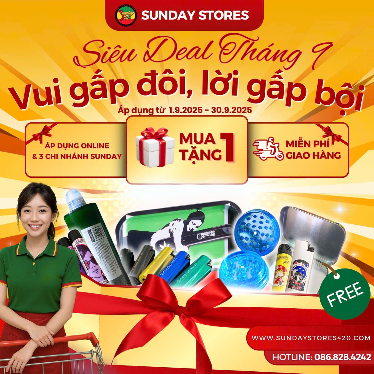 MUA 1 TẶNG 1 - VUI GẤP ĐÔI, LỜI GẤP BỘI