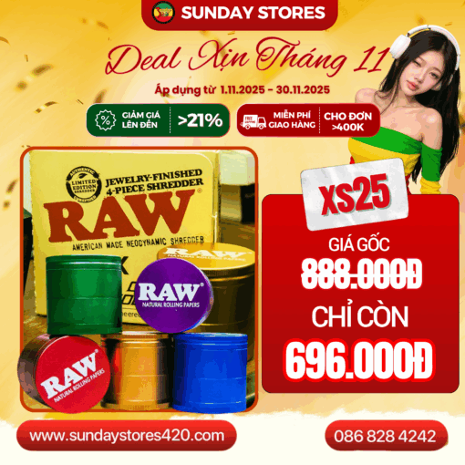 Cối Xay RAW x Santa Cruz Shredder - XS25