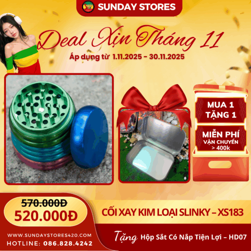 Cối Xay Kim Loại Slinky - XS183