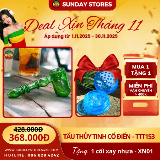 Tẩu Thủy Tinh Cổ Điển - TTT153