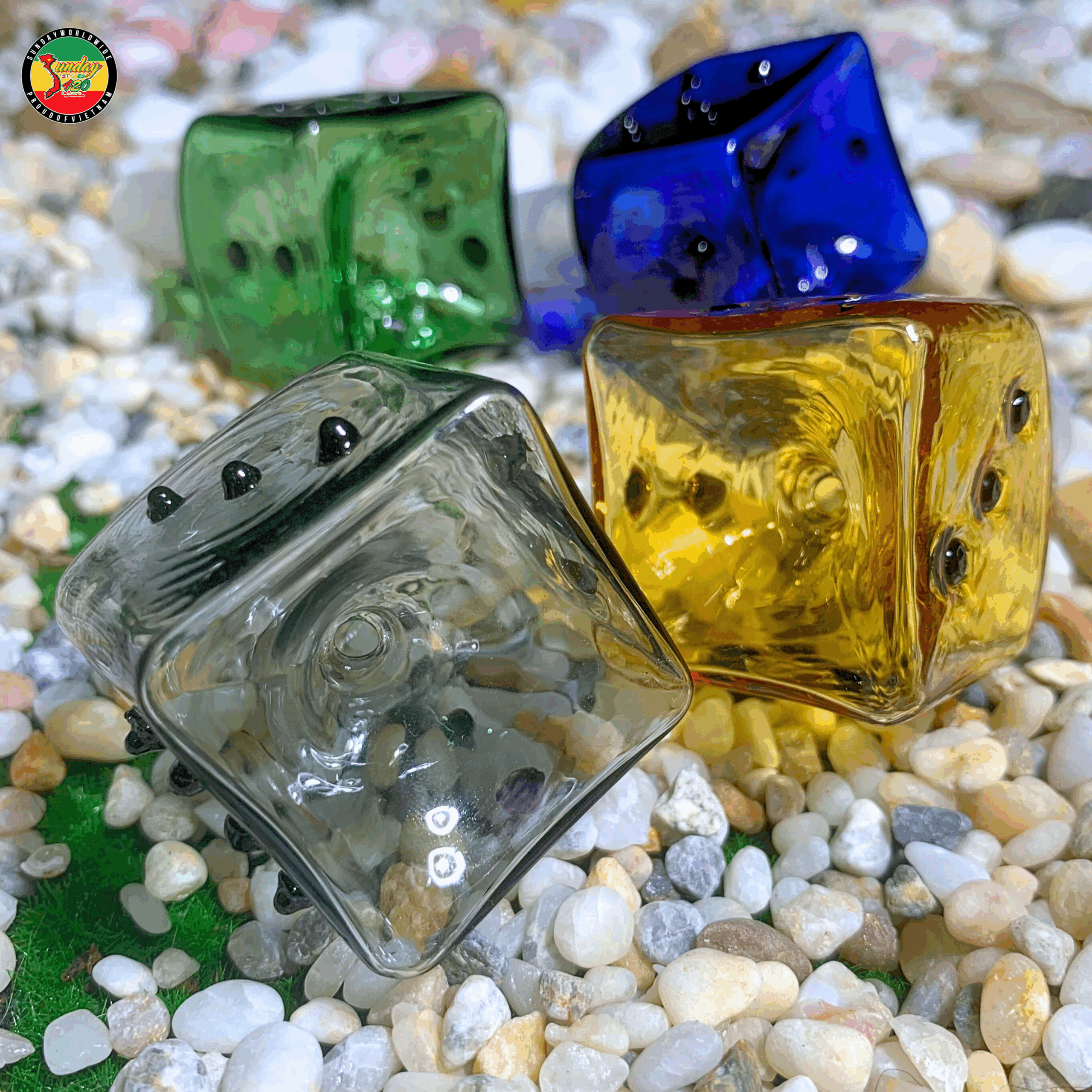 Chén Thủy Tinh Xí Ngầu - L41 - Ảnh 3