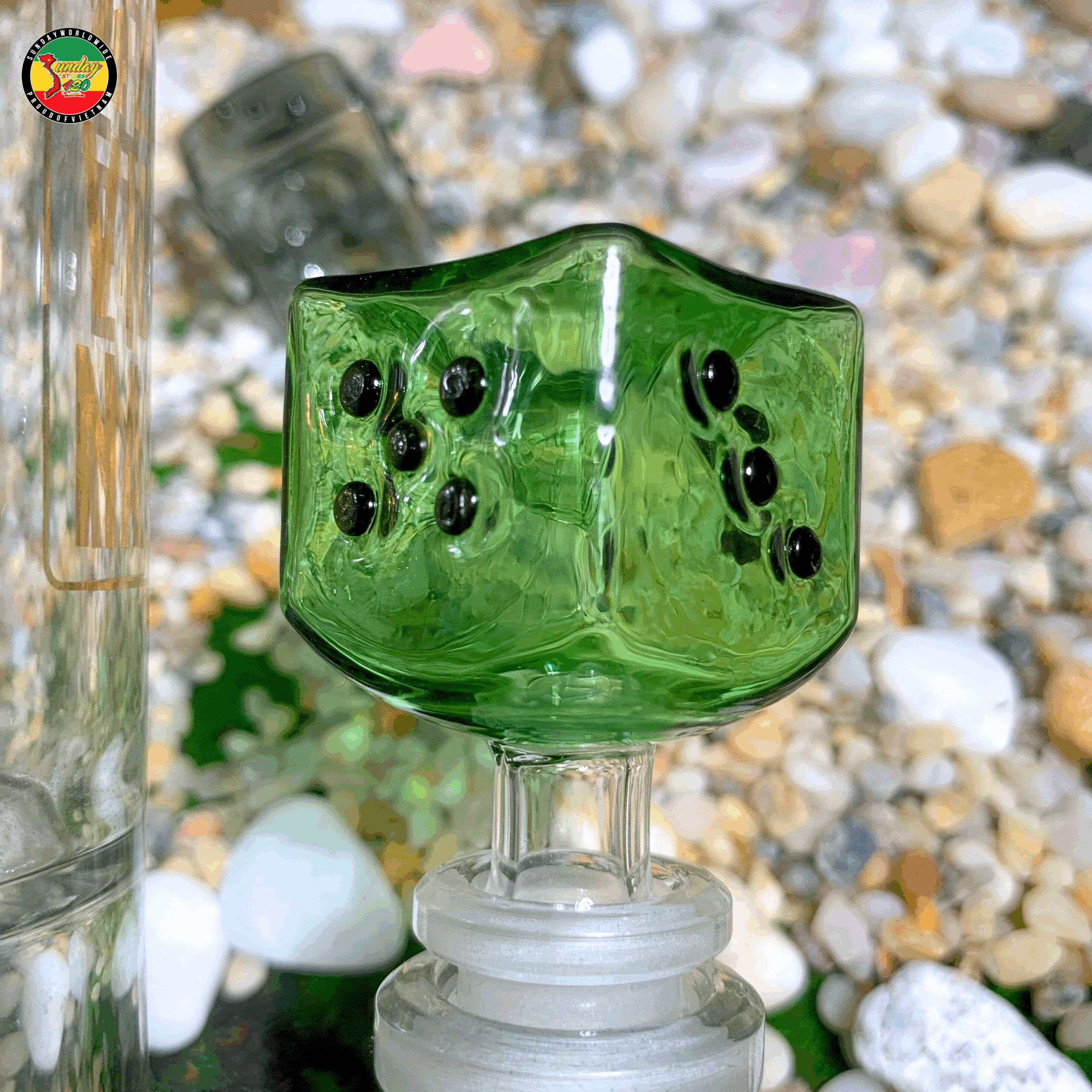 Chén Thủy Tinh Xí Ngầu - L41 - Ảnh 4