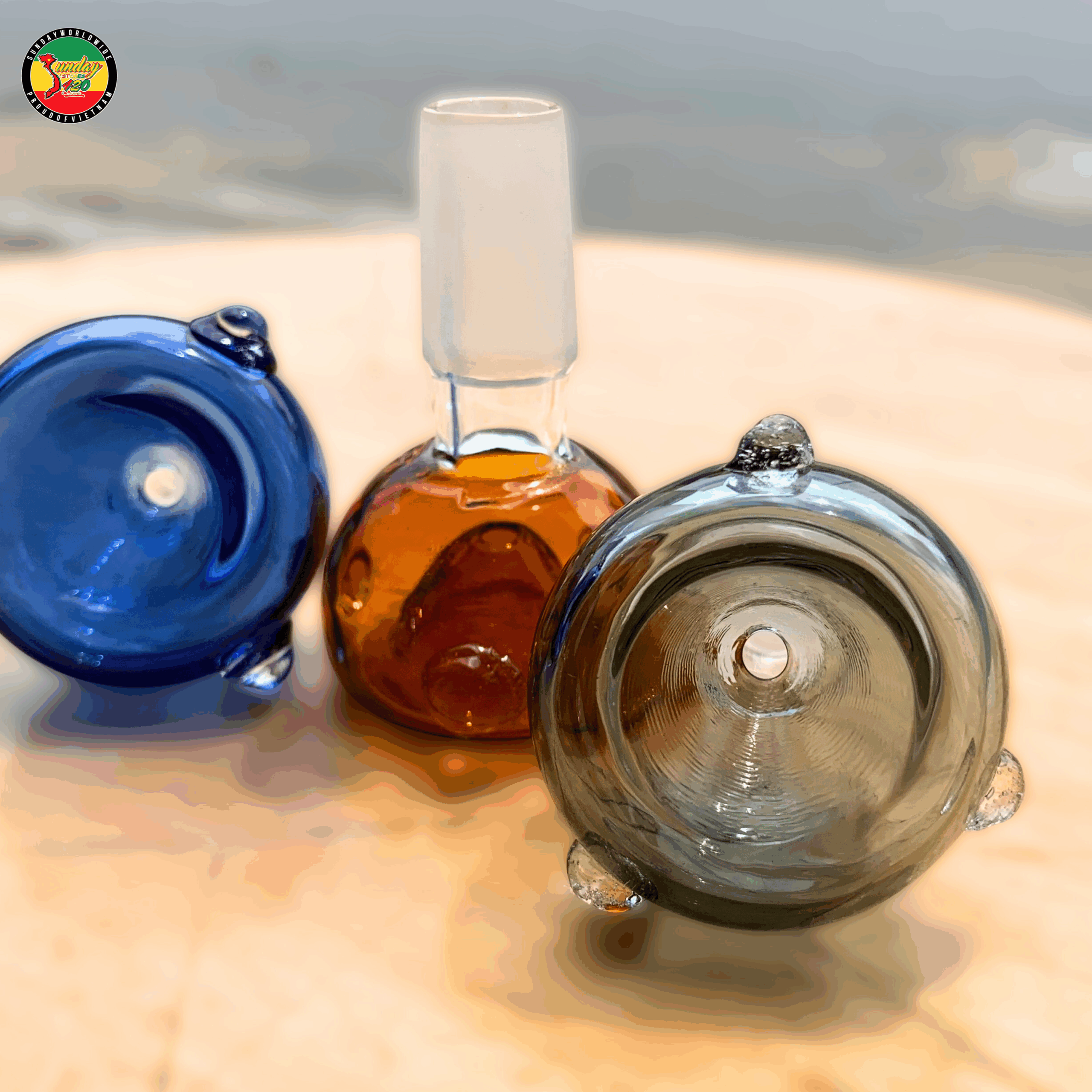 Nỏ Buồng Khói Lớn Thủy Tinh - L02 - Ảnh 5