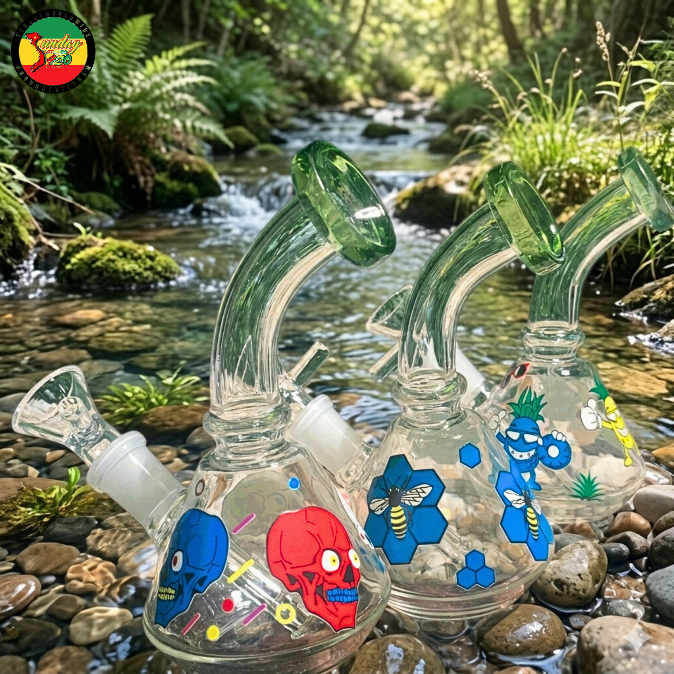 Điếu Cày Mini Crystal - BTT751