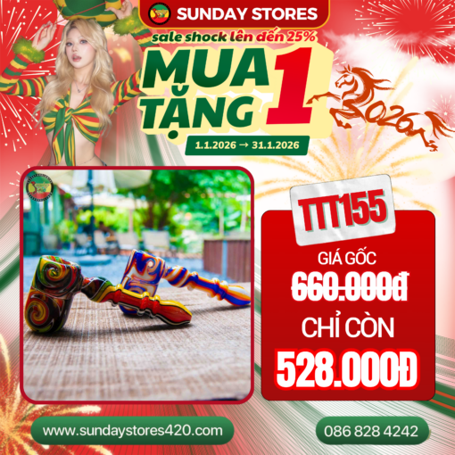 Tẩu Khô Hoa Văn Cổ Điển - TTT155