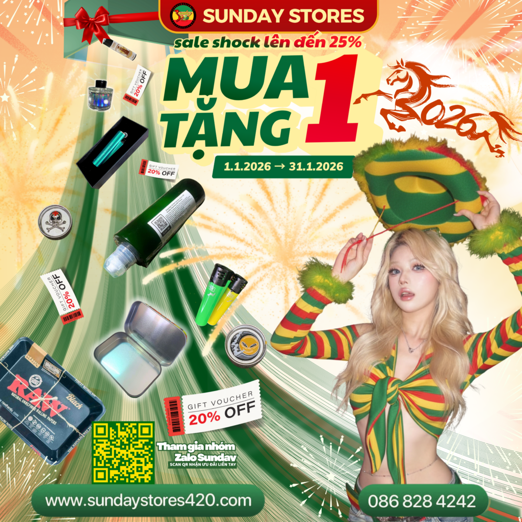 Sunday Store MUA 1 TẶNG 1 – SALE SHOCK ĐẾN 25% TẠI SUNDAY STORES - Sunday Stores 420