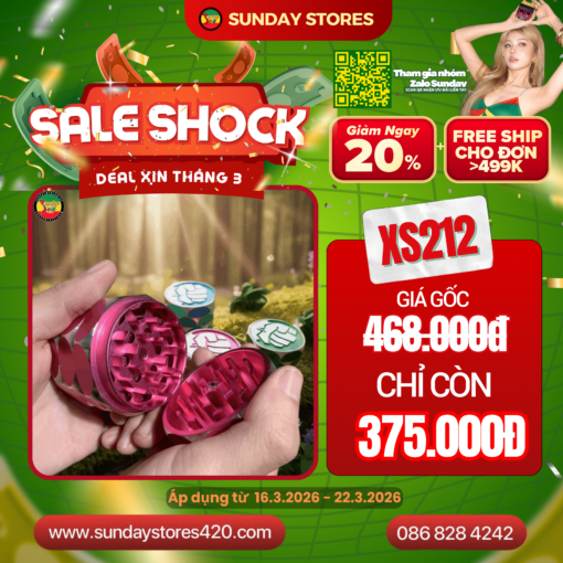 Cối Xay Kim Loại Thunder Punch - XS212