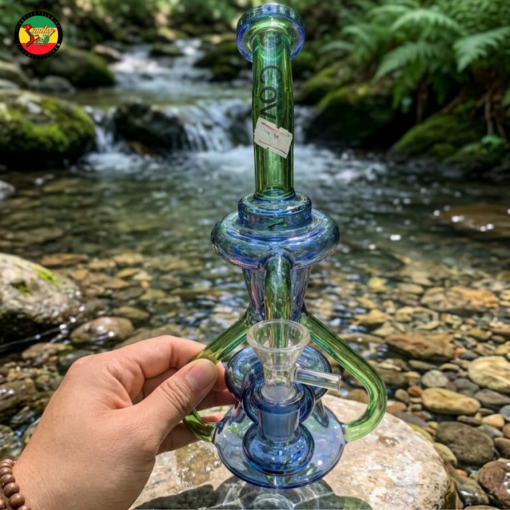 Điếu Cày Thủy Tinh Xiên Xẹo - BTT464