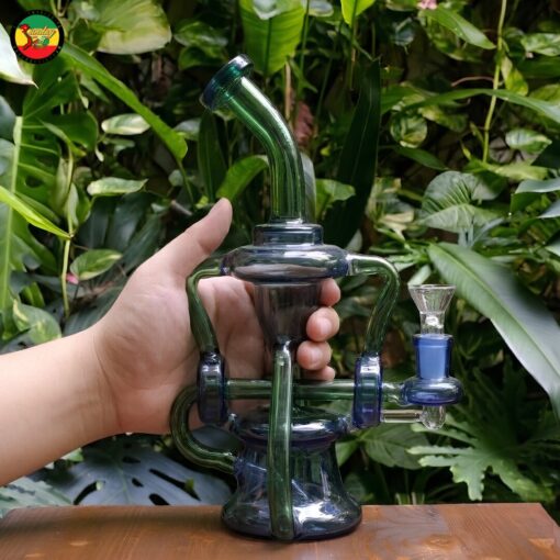 Alternative view of Điếu Cày Thủy Tinh Xiên Xẹo - BTT464 (chỉ có