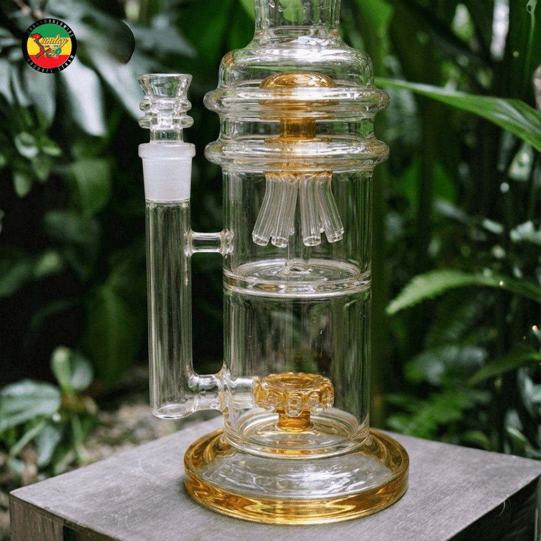 Điếu Cày Thủy Tinh Golden Tree - BTT694 - Ảnh 2