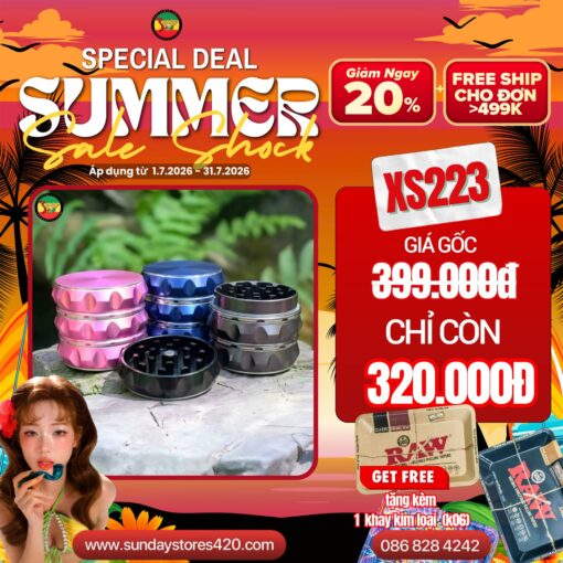 Cối Xay Kim Loại Bánh Răng - XS223