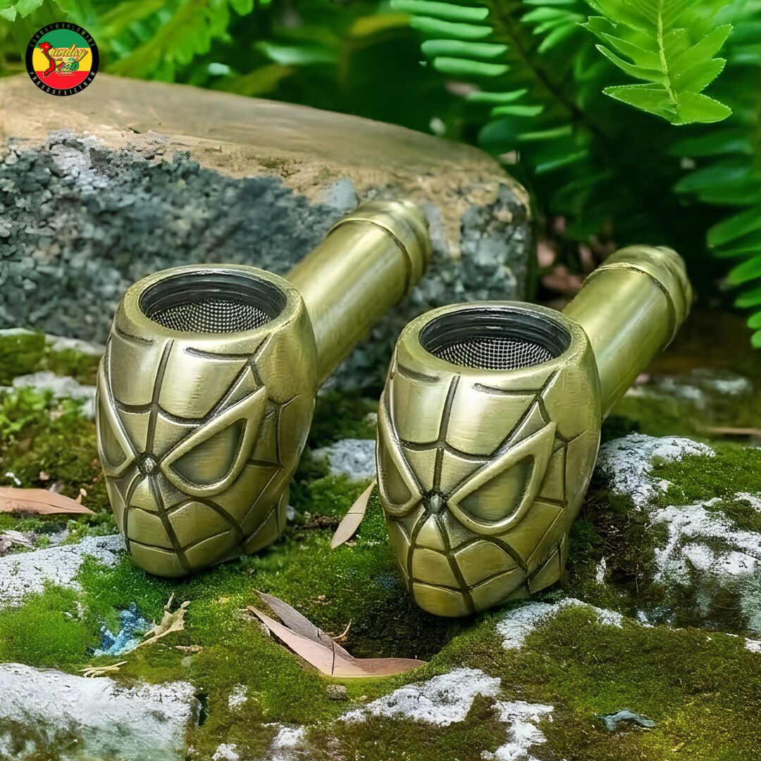 Tẩu Kim Loại Kèm Lưới Metal Spiderman - TT62 - Ảnh 4