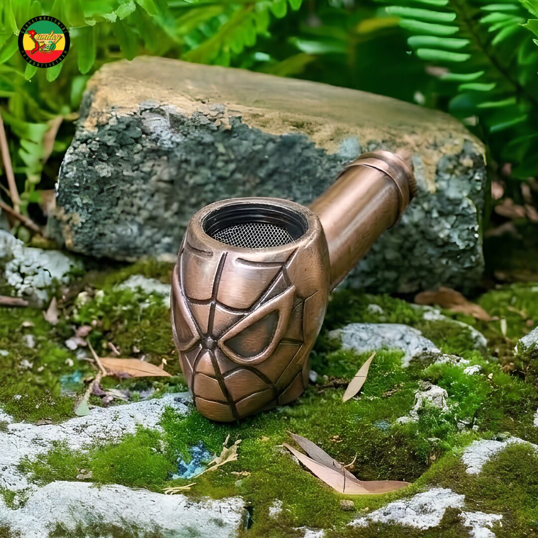 Tẩu Kim Loại Kèm Lưới Metal Spiderman - TT62 - Ảnh 2