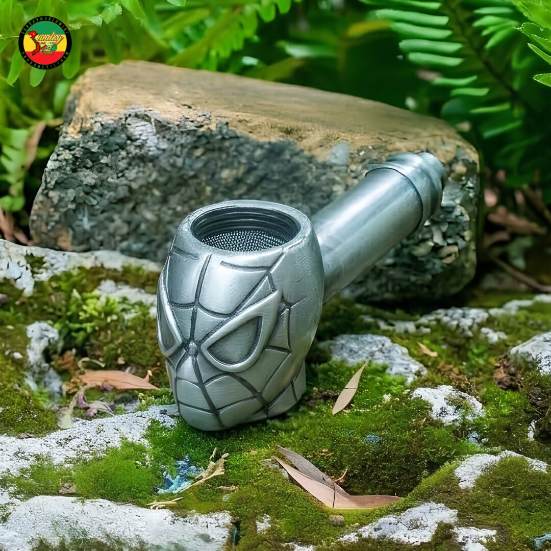 Tẩu Kim Loại Kèm Lưới Metal Spiderman - TT62 - Ảnh 3