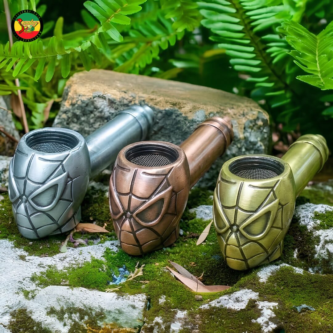 Tẩu Kim Loại Kèm Lưới Metal Spiderman - TT62