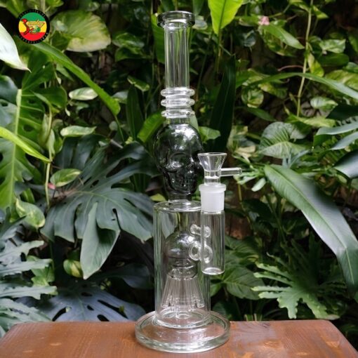 Điếu Cày Thủy Tinh Grey Skull Matrix - BTT474 (chỉ có tại chi nhánh quận 1)