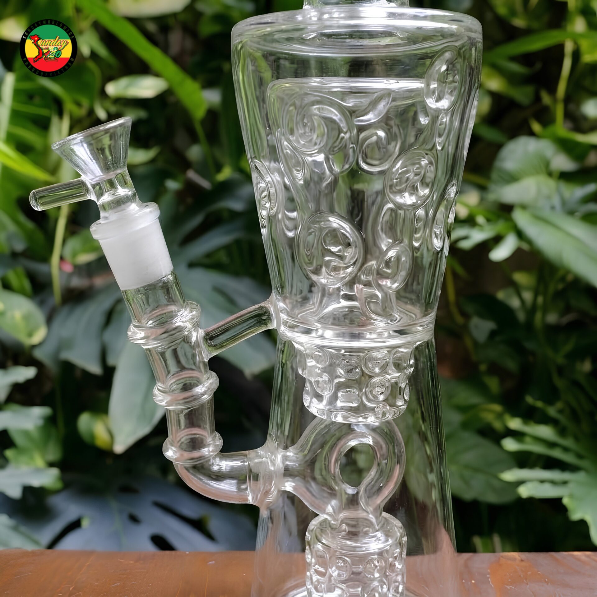 Điếu Cày Thủy Tinh Tổ Ong - BTT494 2 Điếu Cày Thủy Tinh Tổ Ong - BTT494 - Ảnh 2
